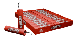 Monster Red 20ks 50bal/ctn