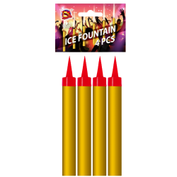 Tortov fontna  zlat 9,5cm 4ks 50bal/ctn